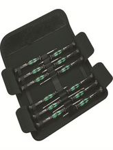 Set of 12 TORX, flat, Phillips, Allen WERA electronics screwdrivers